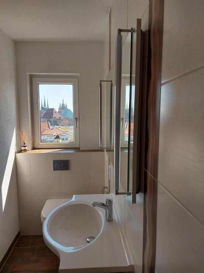 At The Top - Penthouse Ueber Den Daechern Der Stadt Erfurt Eksteriør bilde